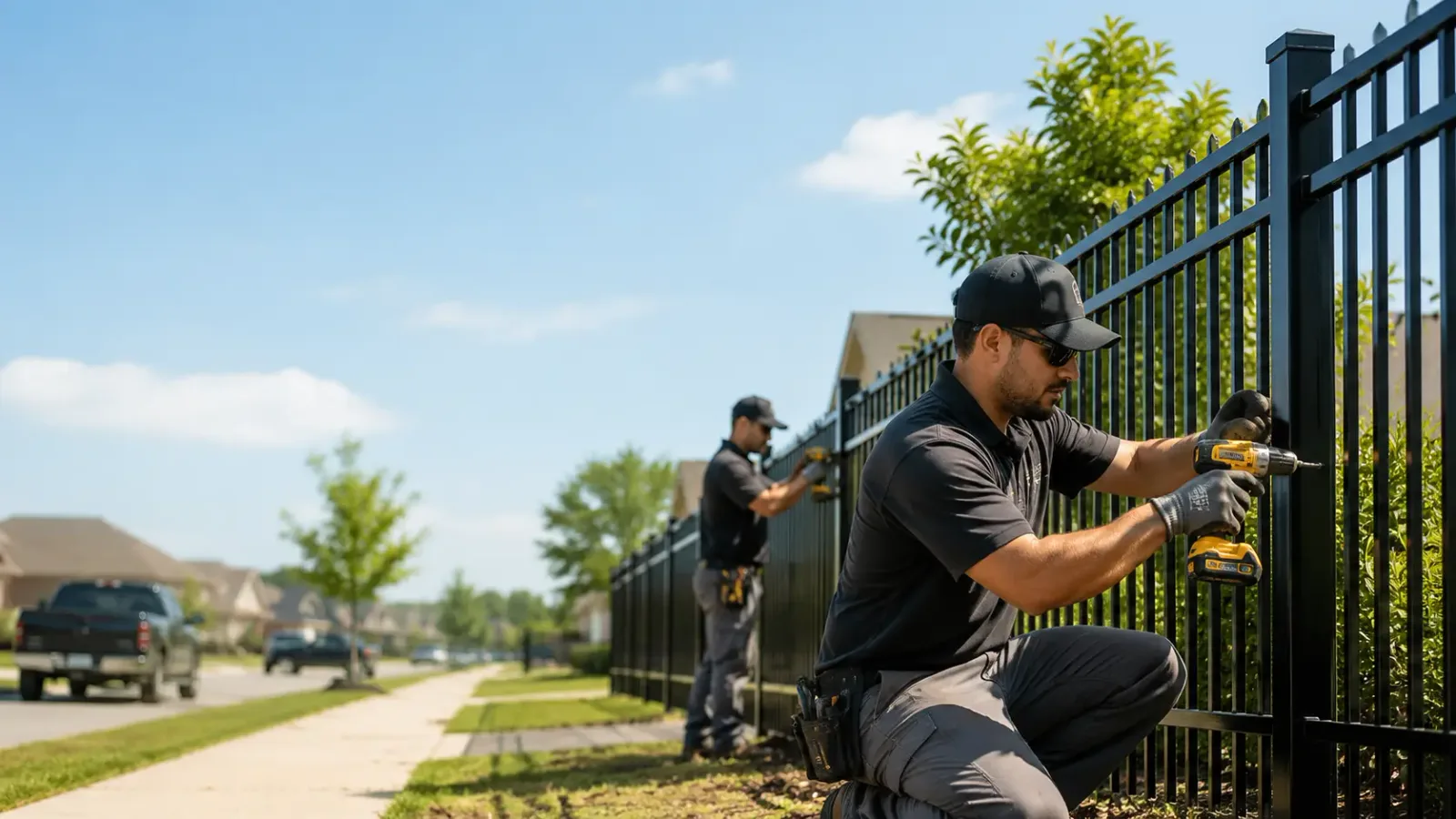 Metal Fence Installation in Duke, OK